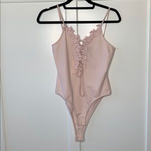 Peachy pink bodysuit